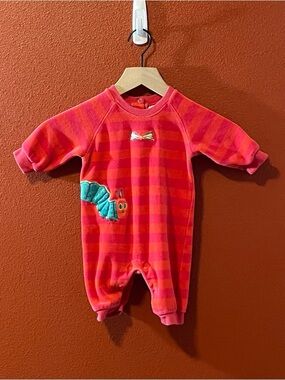 Carter’s Infants Vintage Velour Striped The Very Hungry Caterpillar Book Romper